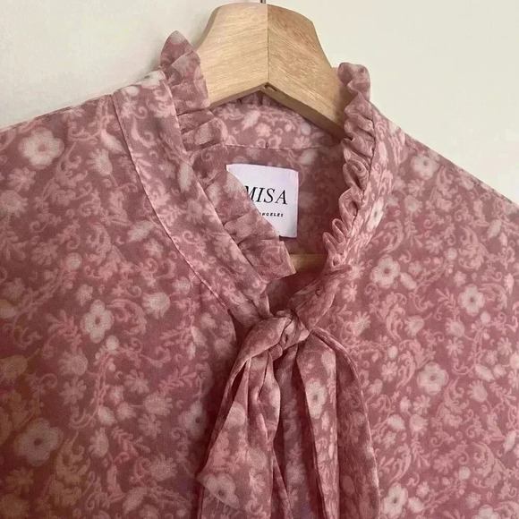 MISA Los Angeles Babydoll Mini Dress - Picture 6 of 13